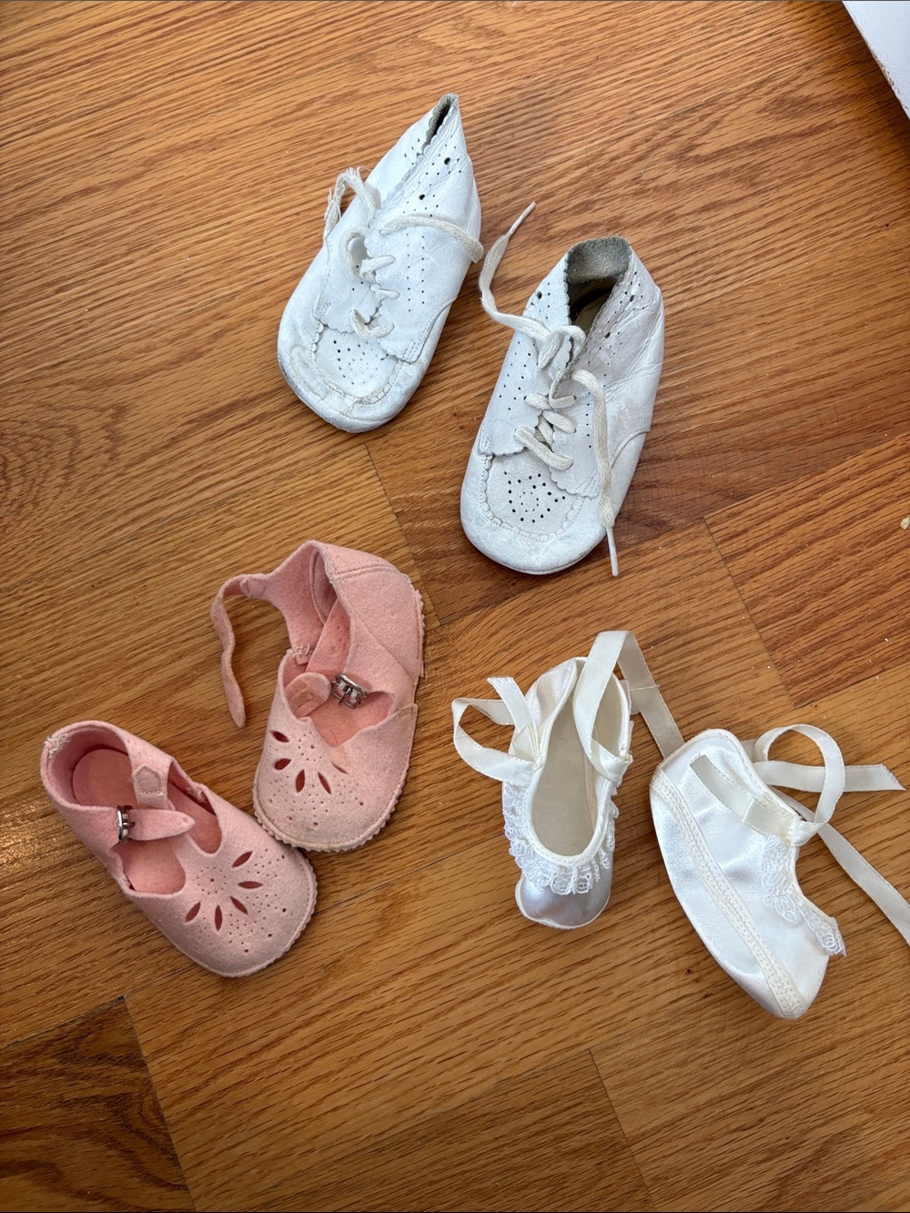 Vintage baby girl shoes